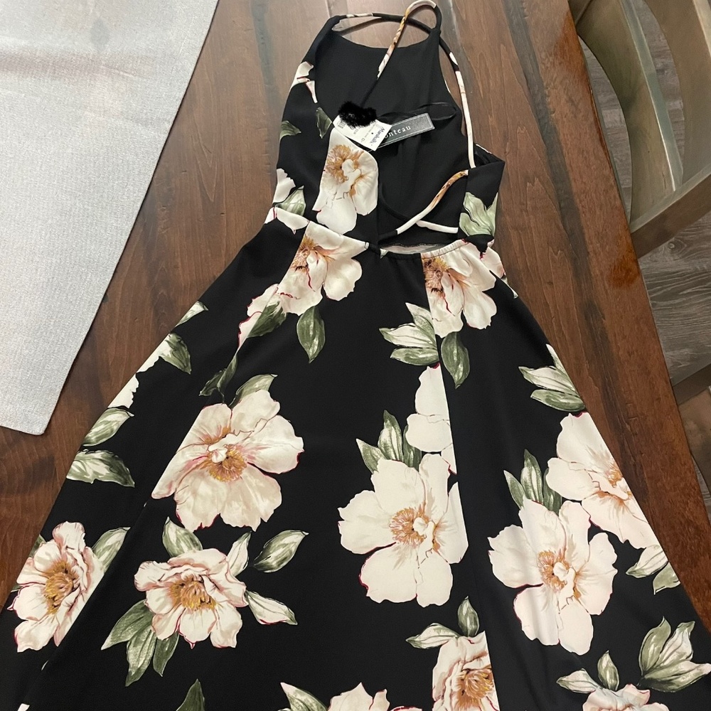 Black Floral Dress